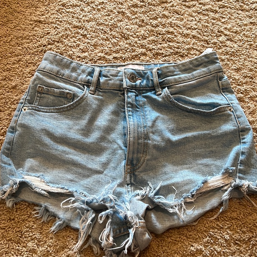 Zara - TRF High Rise jean shorts
